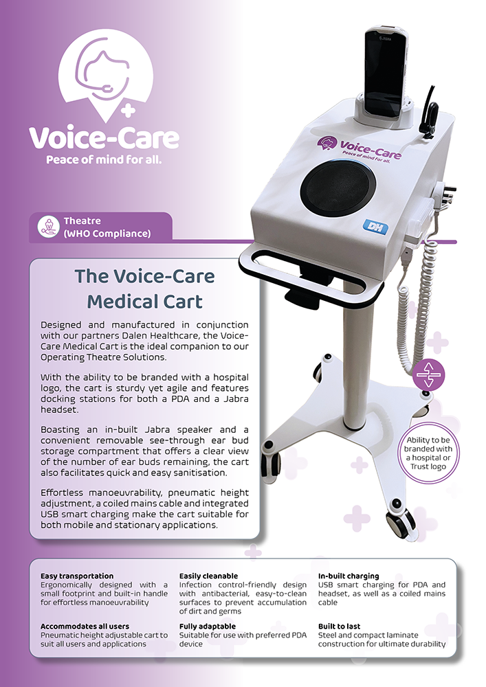 The Voice-Care Medical Cart