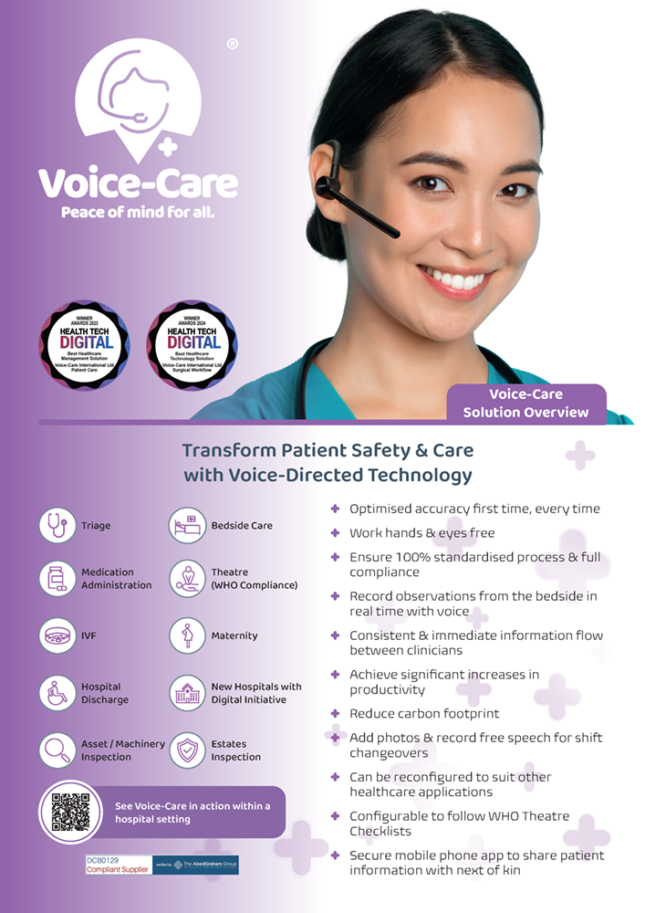 Voice-Care Solution & Family App Overview