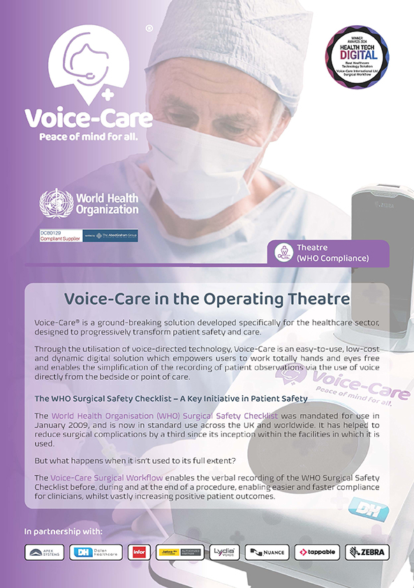 Voice-Care in the Operating Theatre