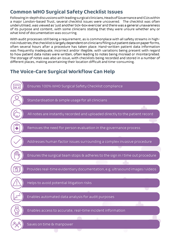 Voice-Care in the Operating Theatre