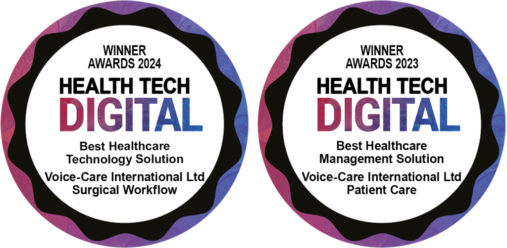 Voice-Care Health Tech Digital Awards 2023 2024.